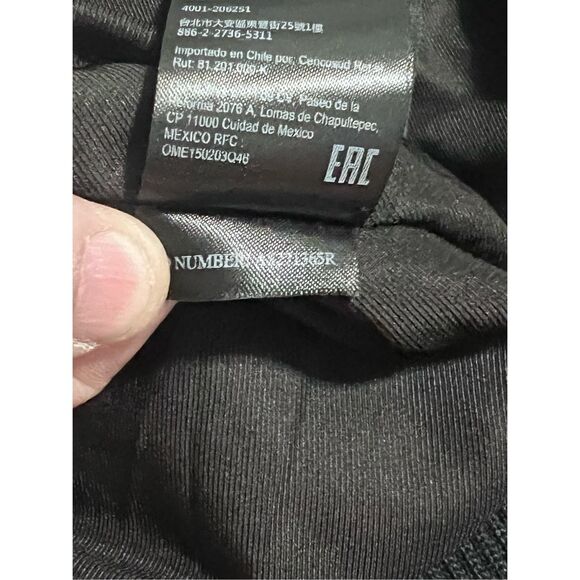 Allsaints Orten Leather Bomber Jacket Moto Cropped Lamb Leather 0 - Picture 10 of 12